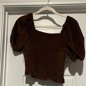 Courdroy American Eagle Top